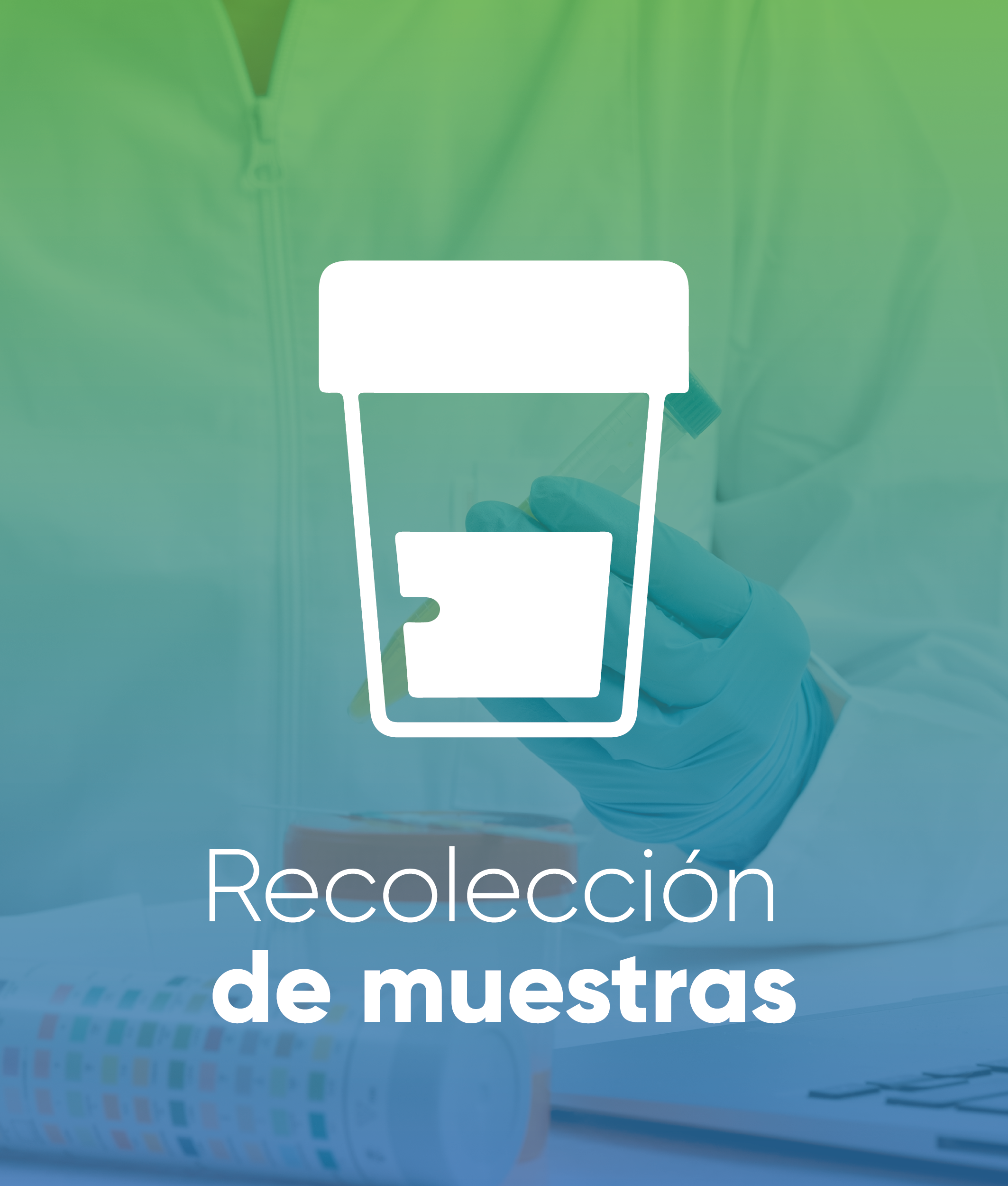 recolección d emuestras plastipur